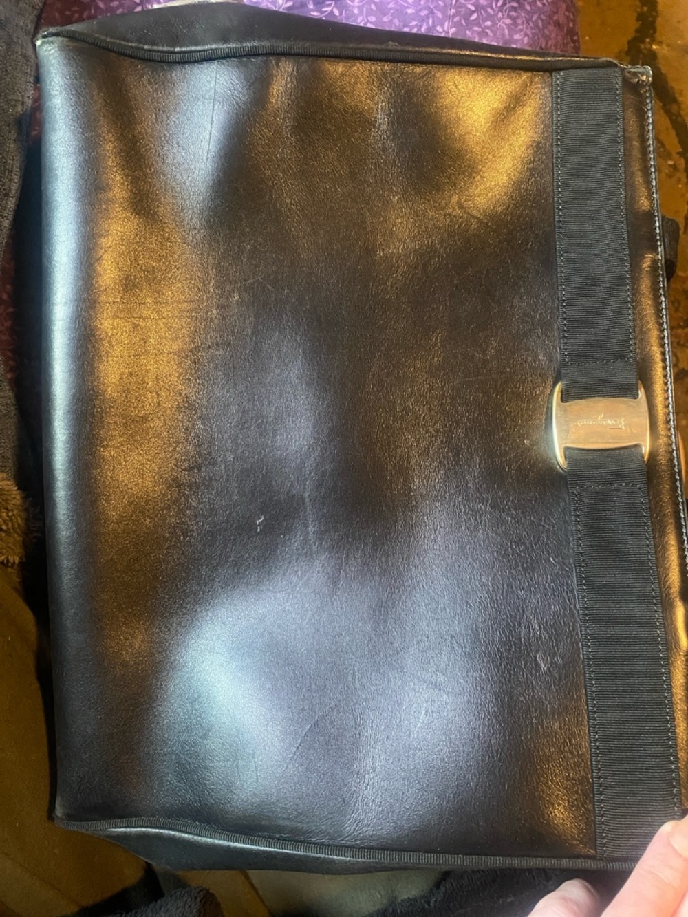 ✨ (VTG) SALVATORE FERRAGAMO- VERA BOW TOTE W/ Dust Bag 💼 - Picture 13 of 15